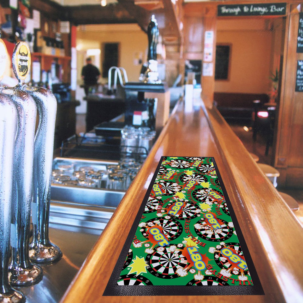 Bullseye Pattern - Darts Bar Runner