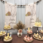 DAYIMG Winnie Cupcake Toppers – 48 Pcs for Classic Pooh Baby Shower & Birthday Party Decor