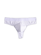 4-Pack Men's Ultra-Soft Cotton Mid-Rise Stay-Put Fit Seamless Thong