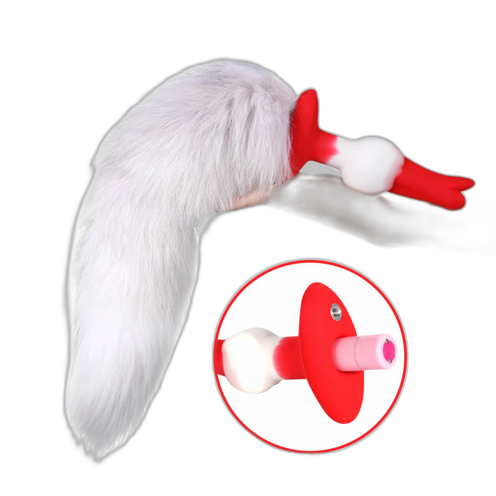 Echo - Vibrating Dildo - Kanis Knot Dildo - Fantasy Dildo With Tail