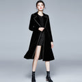 Ladies Fashion Trench Coat Long Skirt Jacket