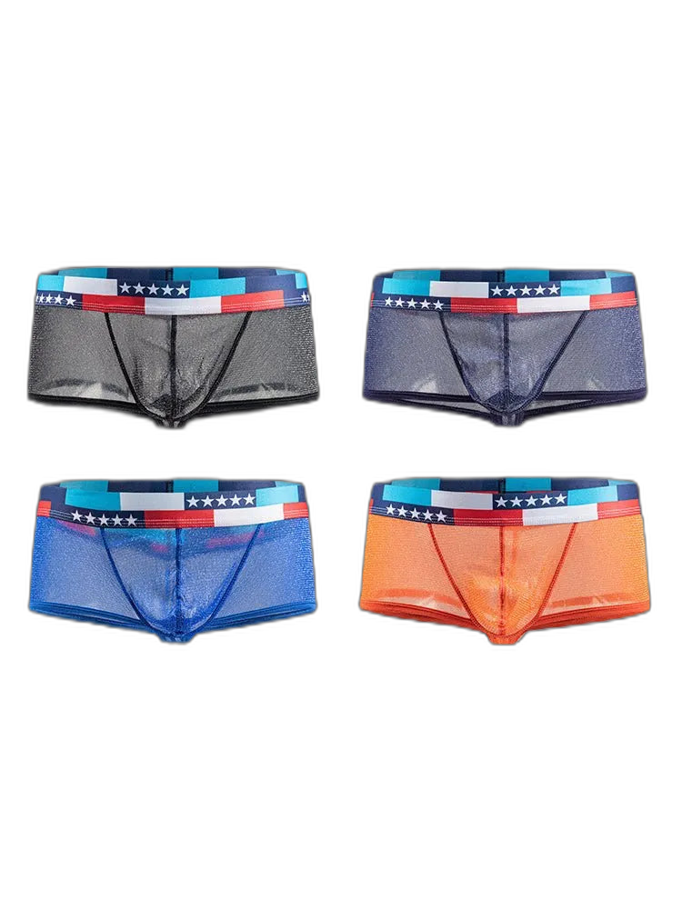 4-pack Low-rise Micro-mesh Boxer Briefs