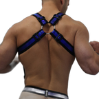 Breedwell Illuminator Body Harness Blue Holo