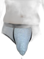 3 Pack Men's Seamless Comfort Large Supportive Pouch Sexy Low-Rise Briefs