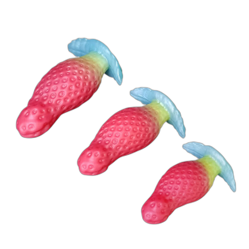 Strawberry - Pink Anal Plug - Cute Silicone Butt Plug