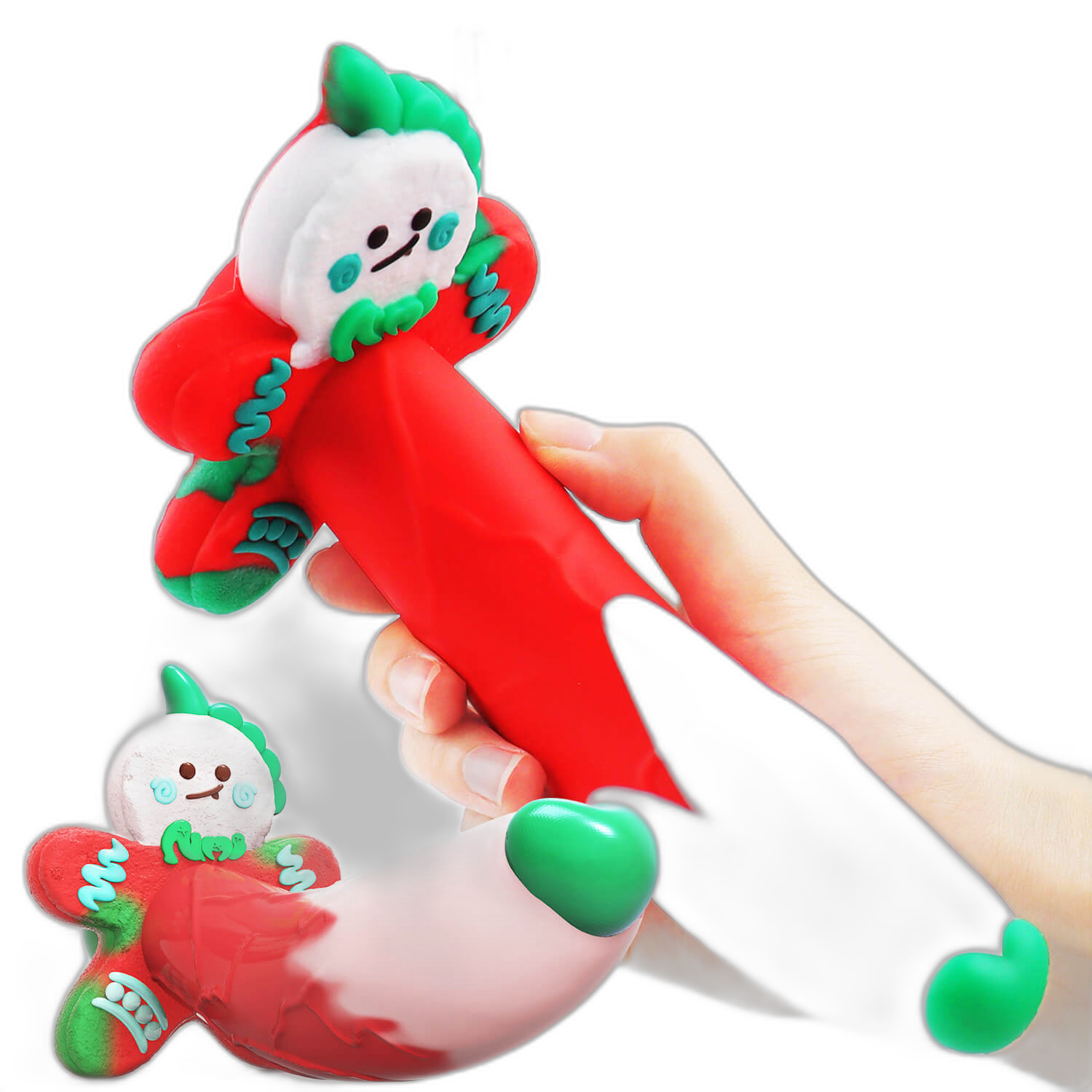 Gingerbread - 7.4 Inch Christmas Fantasy Dildo