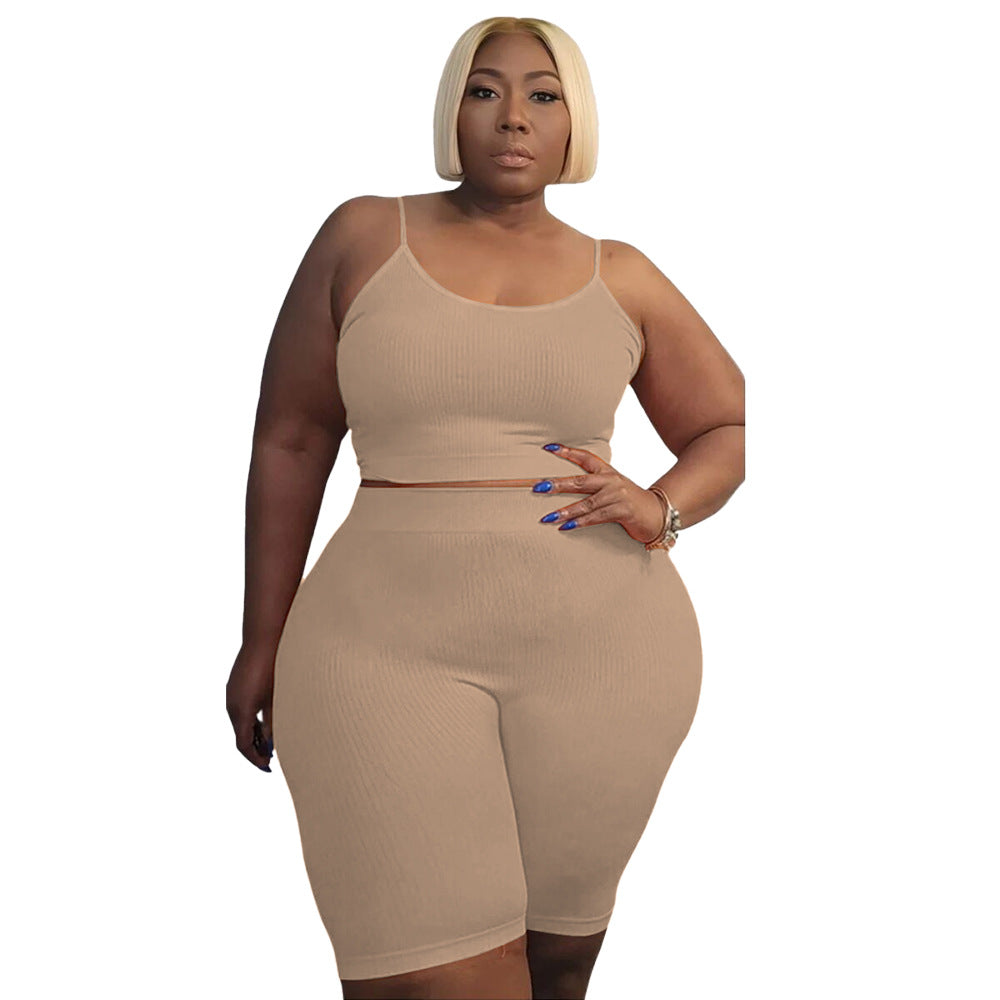 Women's Casual Top And Shorts Set