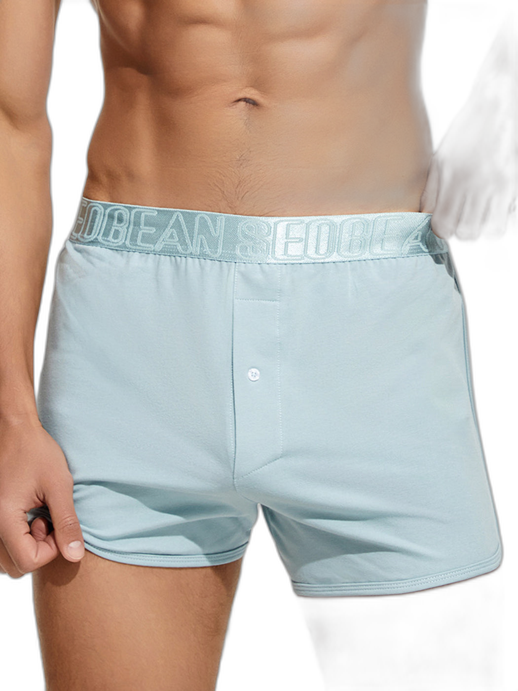 Men’s Knitted Boxers With Button Fly