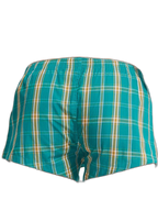 Men’s Vent Classic Plaid Cotton Boxers With Fly