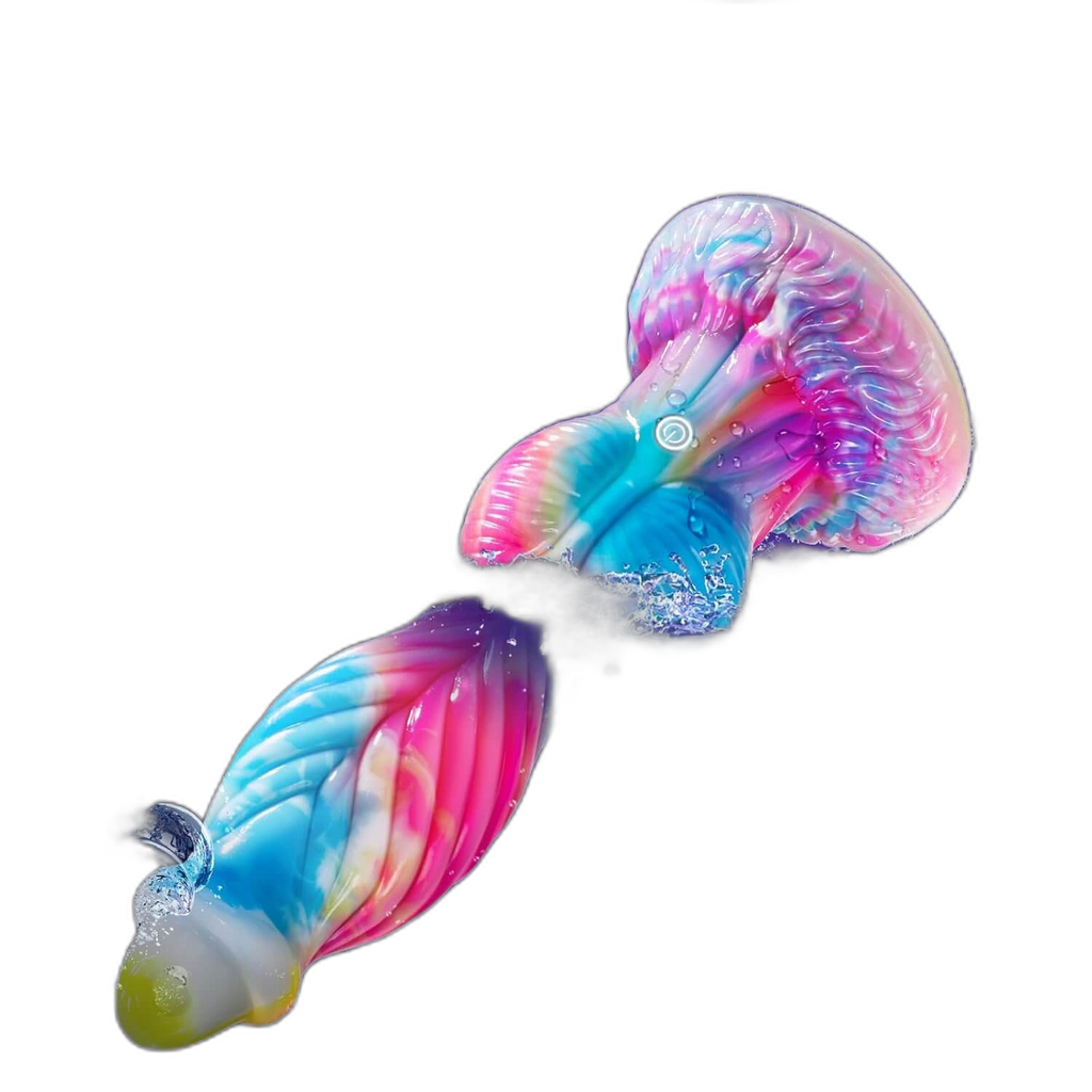 Phoenix II - 10.2 Inch Thrusting & Vibrating Dildo - Knot Dildo with Remote