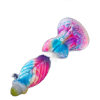 Phoenix II - 10.2 Inch Thrusting & Vibrating Dildo - Knot Dildo with Remote