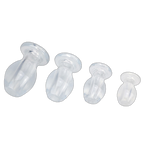 ruff GEAR Peeker Tunnel Plug Clear Medium