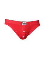 2 Pack Men's Premium Comfortable Fabric Low-Rise U-Shaped Button Fly Briefs