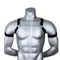 Black Elastic Chain Harness