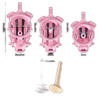Prick - Chastity Cage with Belt - Male Chastity Device