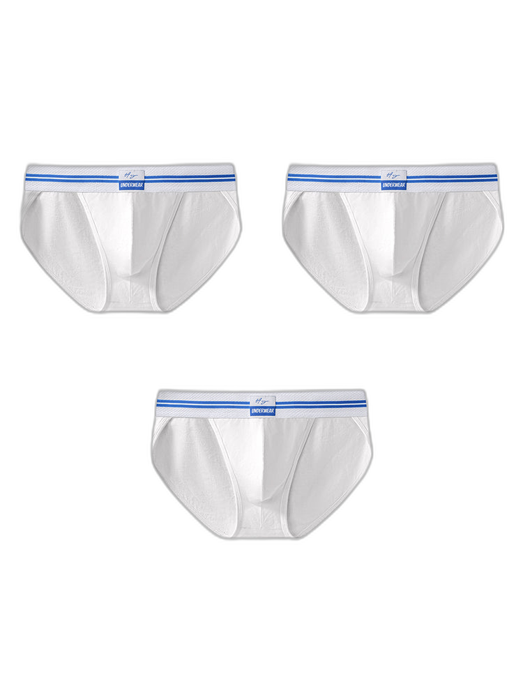 3-pack Men's Sexy High-cut Breathable Briefs