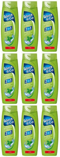 9 x Wash & Go Sport 2 In 1  - 200ML