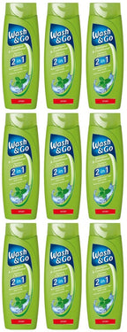 9 x Wash & Go Sport 2 In 1  - 200ML