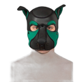 Mr S Leather NEOPRENE FRISKY Puppy Hood | Black & Hunter
