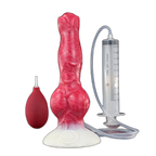Luna - 8 Inch Squirting Dildo - Kanis Dildo - Knot Dildo