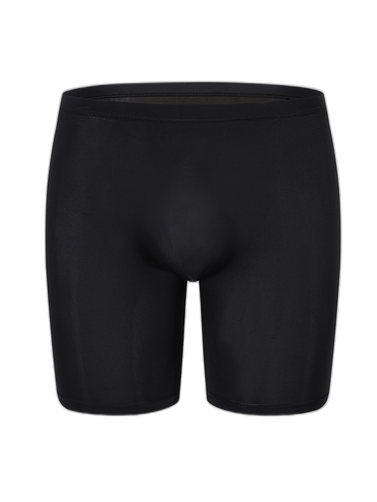 Men's Breathable Silky Seamless Boxer Briefs