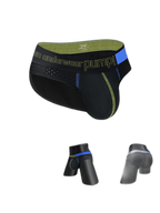 2 Pack Men's Mesh Loose Fit Sport Low-Rise Briefs