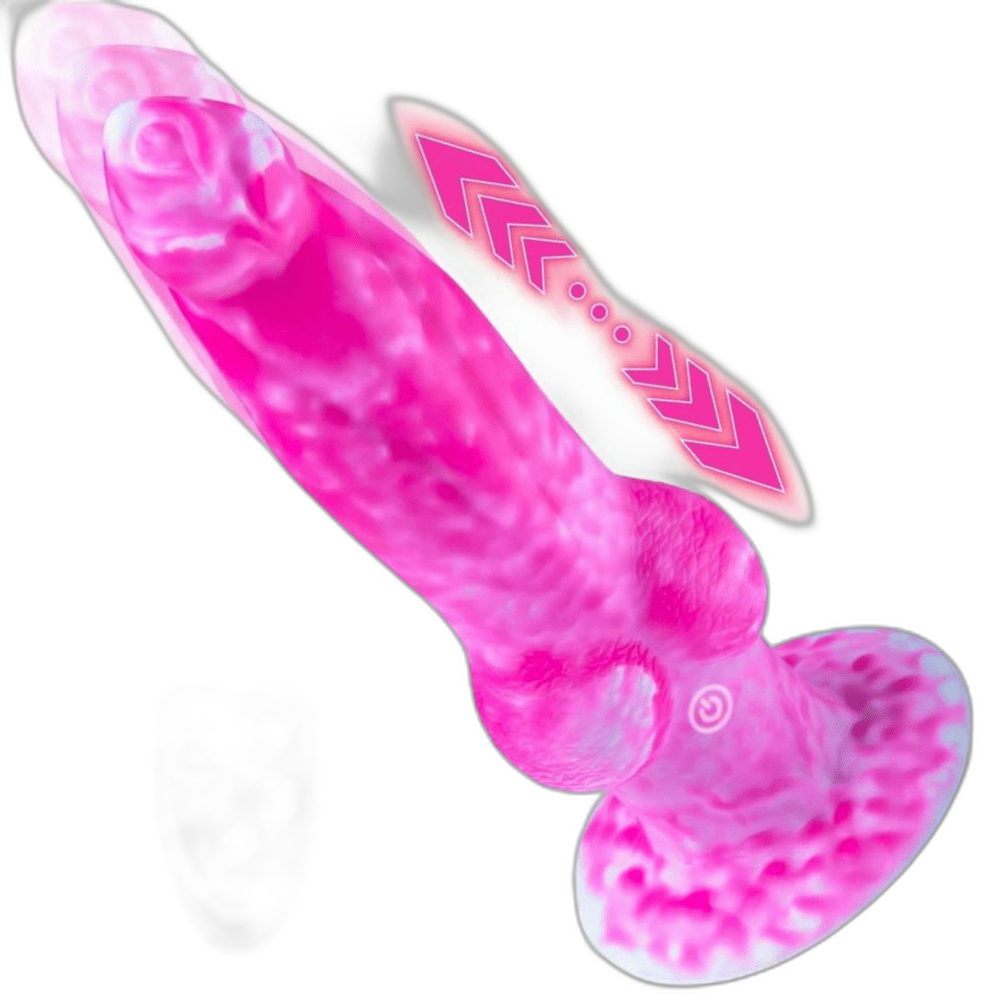 Houndcore - Thrusting Silicone Dildo - Fantasy Knotted Dildo