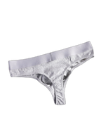 4-Pack Men's Ultra-Soft Cotton Mid-Rise Stay-Put Fit Seamless Thong