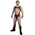 Mr.S Leather X-Factor Carbon Black Body Harness | Black