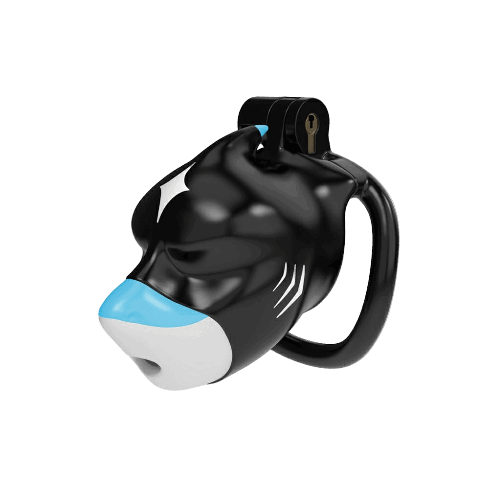 Furrjoi Shark Chastity Cage White