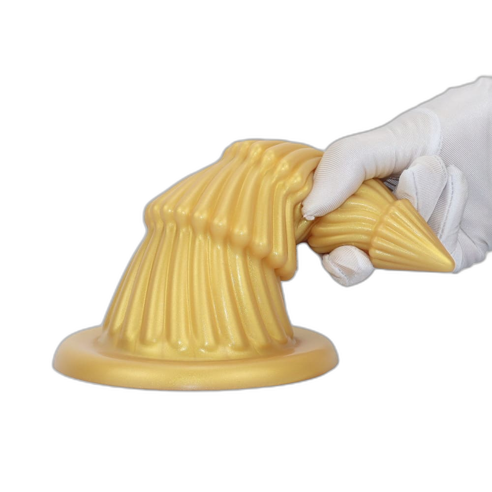 Golden Whirl - Silicone Anal Plug - Anal Sex Toy