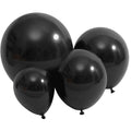 DECGOL Latex Balloons 100-Pack Black – 5, 10, 12 & 18 Inch Balloon Garland Kit