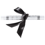 DecoPac Plastic Graduation Cap Cake Topper with Large Paper Diploma – Black