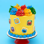 DecoPac Sesame Street Cupcake Toppers - 24 Ring Decorations featuring Elmo, Big Bird, Cookie Monster & Grover
