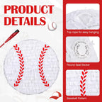 Deekin Small Baseball Pinata with Stick, Blindfold & Confetti – Party Decoration