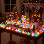 Deekin 96 Pcs LED Light-Up Rubber Ducks – 2-Inch Glow in the Dark Party Favors & Decor