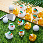 Deekin Golf Theme Rubber Ducks – 24-Pack, 2-Inch Party Favors