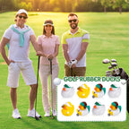 Deekin Golf Theme Rubber Ducks – 24-Pack, 2-Inch Party Favors