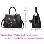 Handbags Fashionable Women's Handbags For Ladies Flower Pattern Crossbody Bags Splicing Color Shoulder Bags