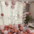 DeiryuRay Balloon Sealer – 100Pcs Transparent Clips for 5-12 Inch Latex Balloons | Quick Knot-Free Sealing for Weddings & Parties