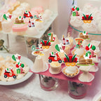 Deorfuy Italian Birthday Party Decorations – 36 Pcs Cupcake Toppers (Buon Compleanno)