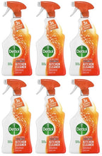 6 x Dettol Power & Pure Spray Kitchen  - 750ML