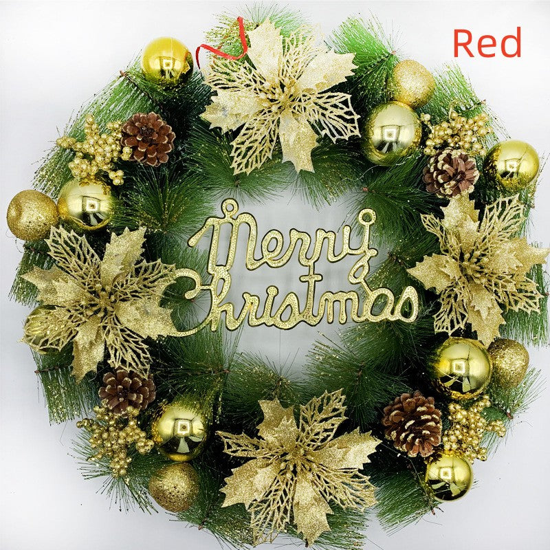 Christmas Wreath Door Hanging Decorations Festive Ornaments