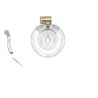 Fortis - Inverted Chastity Cage With Five Rings