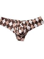 Men’s Low-Rise U-Convex Print Thong