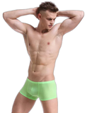 Thin Breathable Ice Silk U Convex Boxers for Men
