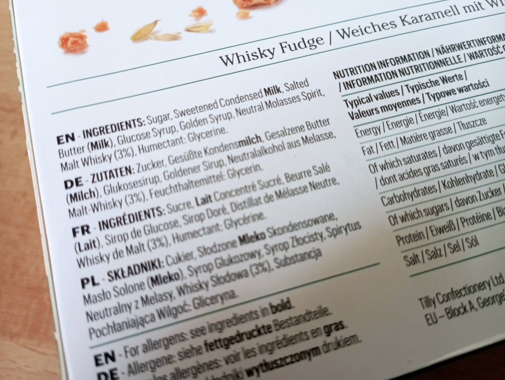 SCOTTISH MALT WHISKEY FUDGE 400G