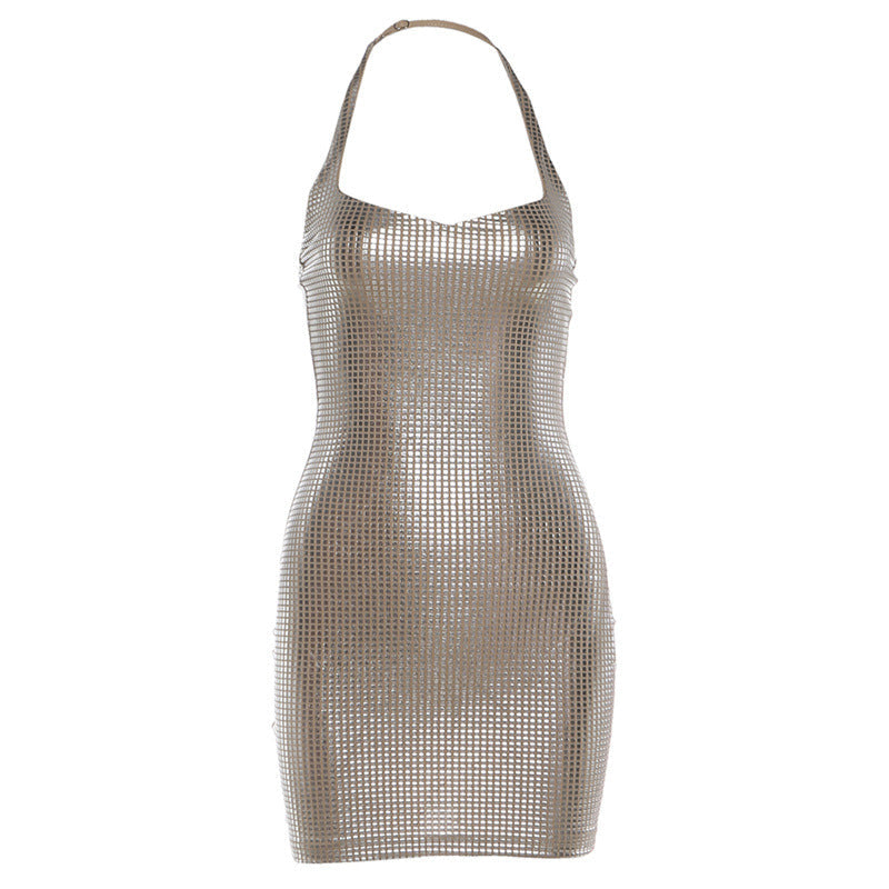 Autumn New Arrival Fashionable Halterneck Bodycon Wrap Dress For Women
