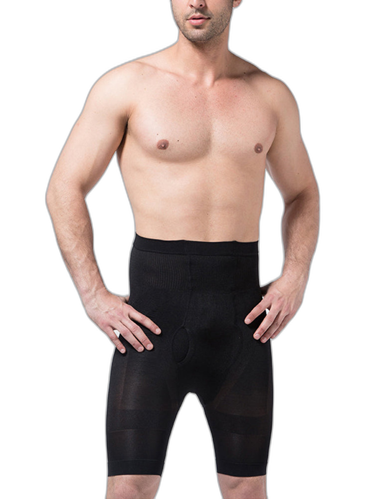 Men's High Waist Tummy Control Shaper Boxer Briefs