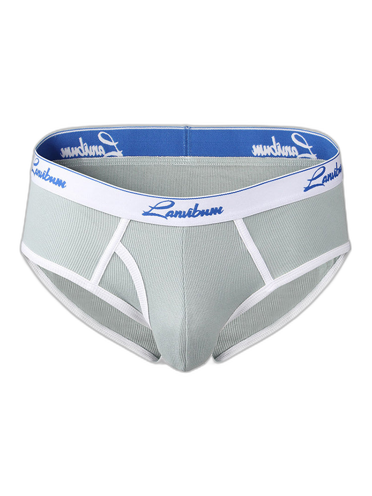 2 Pack Men's Thread Cotton Pouch Briefs